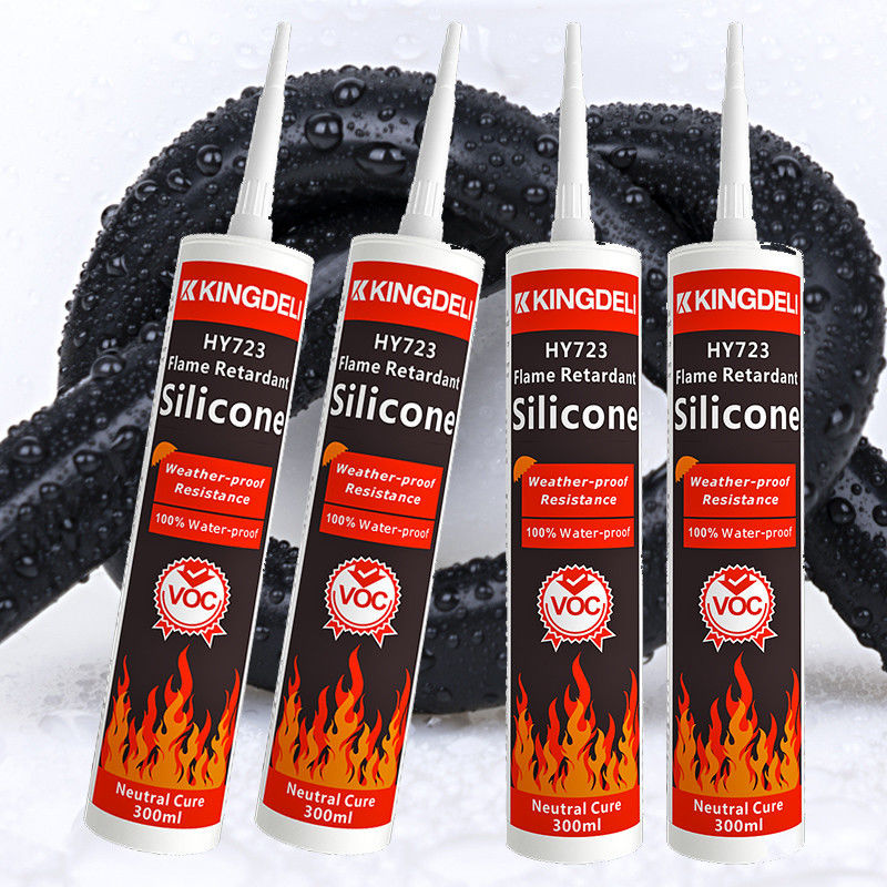 Fire Retardant Neutral Cure Silicone Sealant Glue 300ml Customized Color