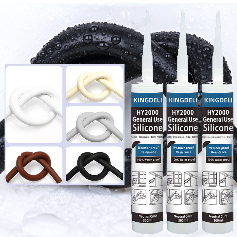 Black Neutral Silicone Sealant Weather Resistant For Indoor Decoration