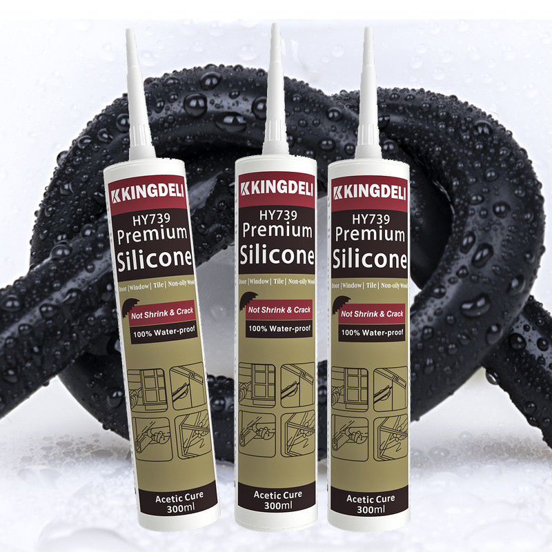 Quick Drying Colored Waterproof Acetic Purpose Silicone Sealant For Caulking