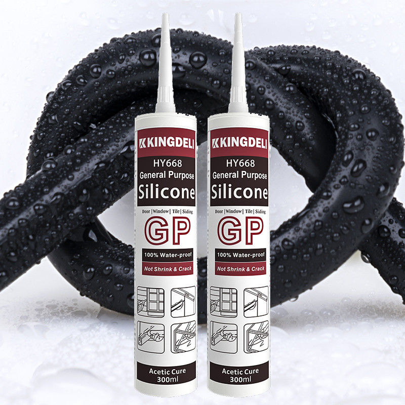 280ml 300ml Acetic Cure Silicone Sealant GP Silicon Glue For Indoor Caulking