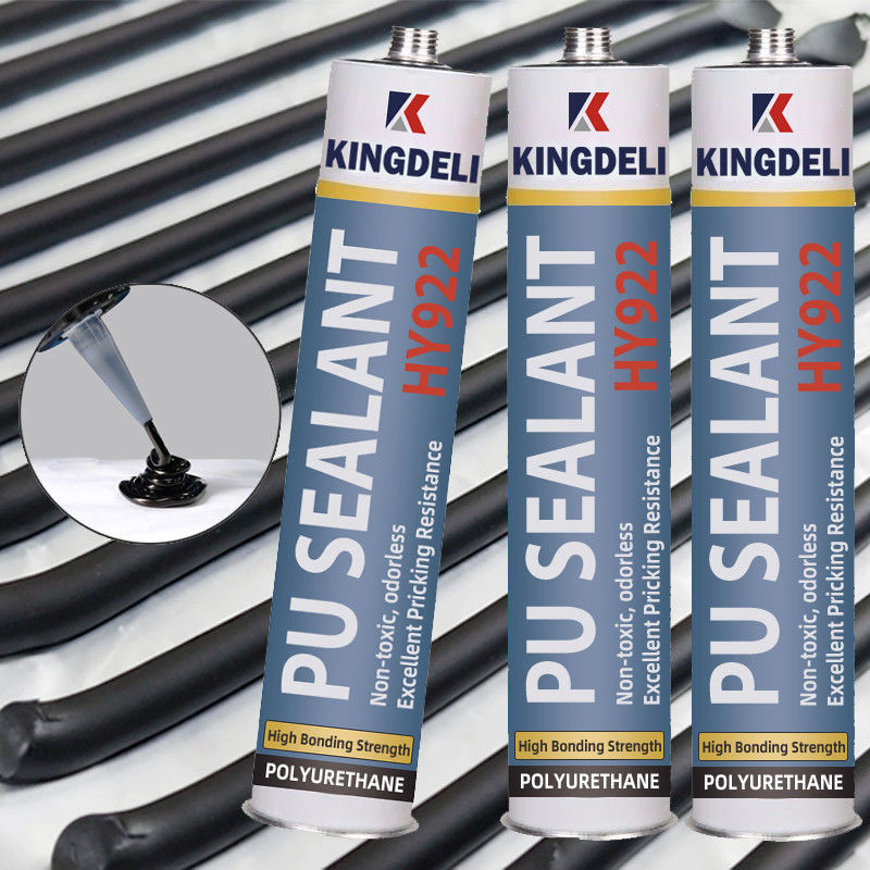 Multi Purpose Silicone Polyurethane Sealant Black Grey Color For Auto Glass