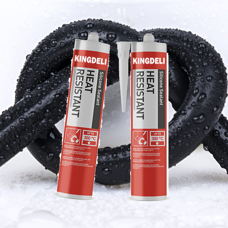 Weatherproofing Heat Resistant Silicone Sealant Clear Color For Car Pump Caulking