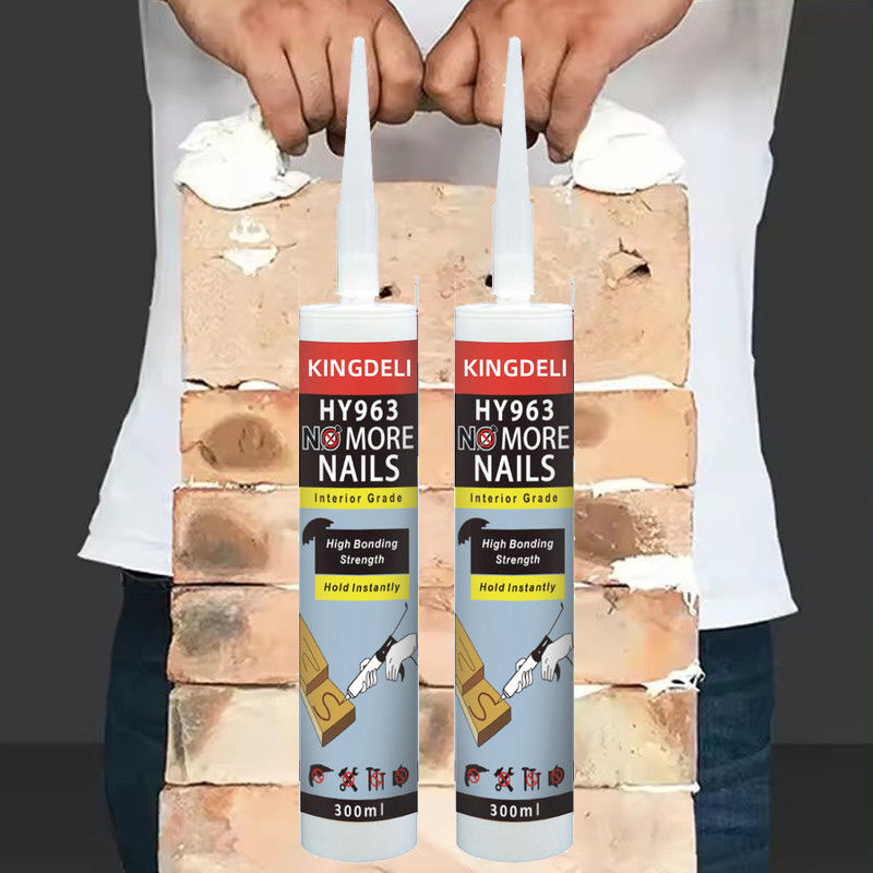 Cream Color No More Nails Sealant Glue High Tack For Wood