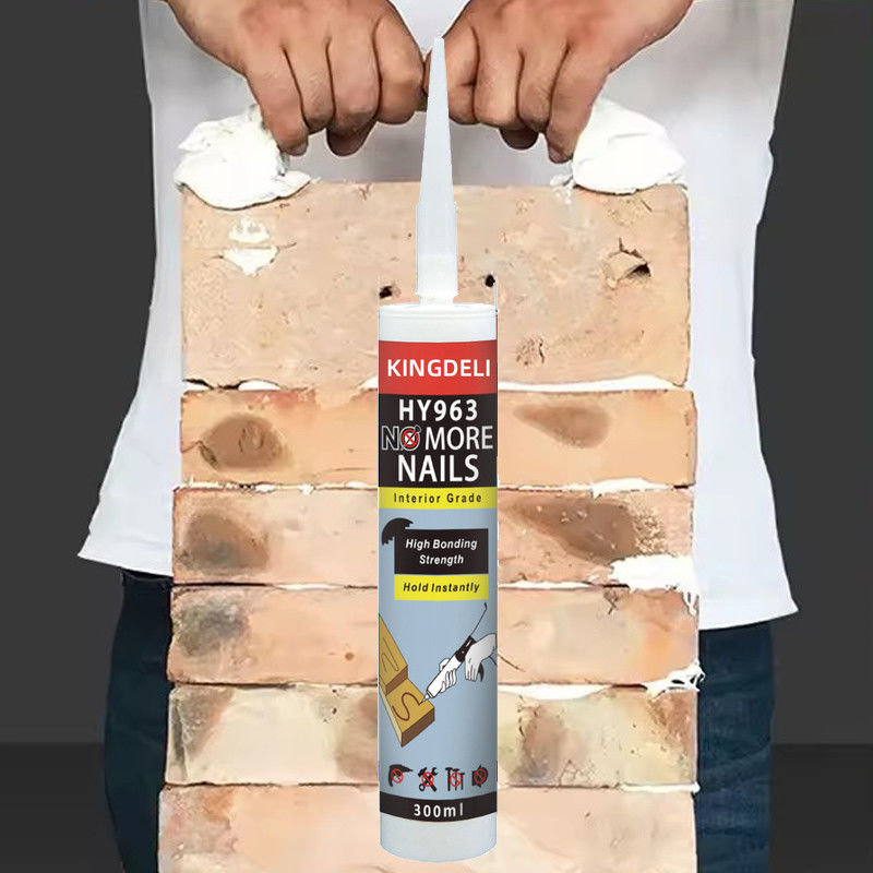 Construction No Nails Sealant Adhesive Glue Fast Drying White Color