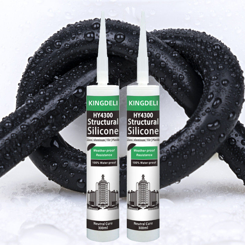 Black Grey Color Stone Structural Silicone Sealant Waterproof 280ml 300ml