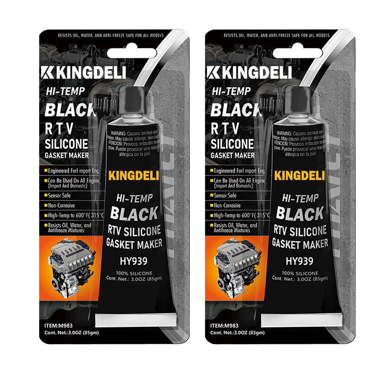 Flexible Durable Gasket Maker Silicone Sealant With Clear Black Grey Color